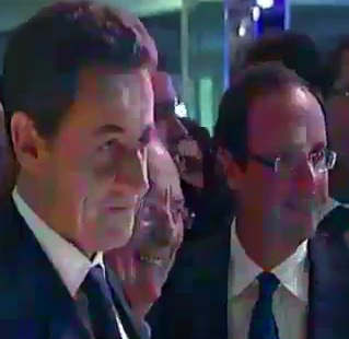 Richard Prasquier, prsident du CRIF, le Conseil reprsentatif des institutions juives de France et Nicolas Sarkozy