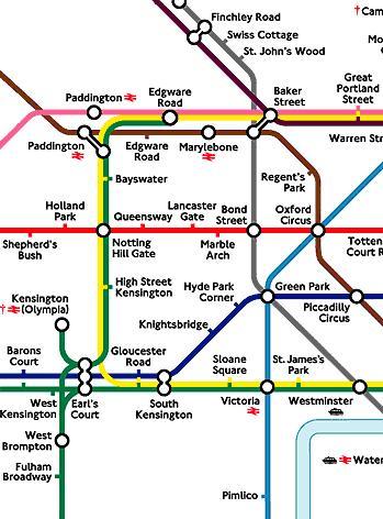 London tube map eurostar