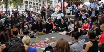 Mditations des membres Occupy Wall Street